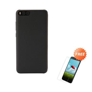 OEM Slim Soft Case Casing for Xiaomi Mi Note 3 2017 - Hitam Solid + Free