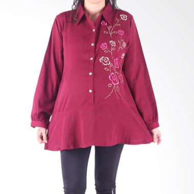 HMILL 1566 Baju Blus Hamil - Merah