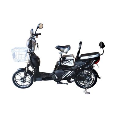 Langtu New Shanghai Type Sepeda Listrik - Black