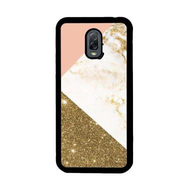 Flazzstore Pink And Gold Marble App ... or Samsung Galaxy J7 Plus