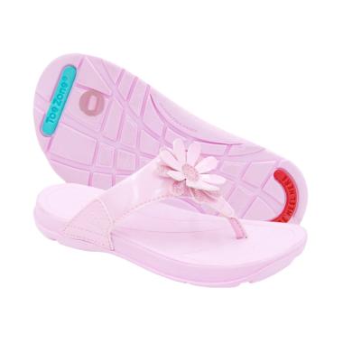 Toezone Rinca Ch Flower Sandal Anak Perempuan - Pink