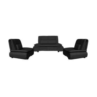 FCENTER 211 Lunaria Sofa - Hitam Pulau Jawa*)