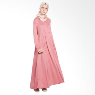 Elzatta Afsa Gamis Muslim - Peach