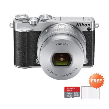 Nikon 1 J5 Kit 10-30mm Kamera Mirro ... d 16GB + Screen Guard LCD