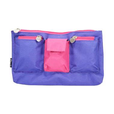 Bambi 5748 Chlorine Medium Pouch Case Tempat Pensil - Purle