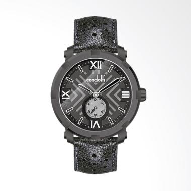 Condotti Prossimo Leather Jam Tangan Pria - Grey [CN1047-GN03-L03] Grey