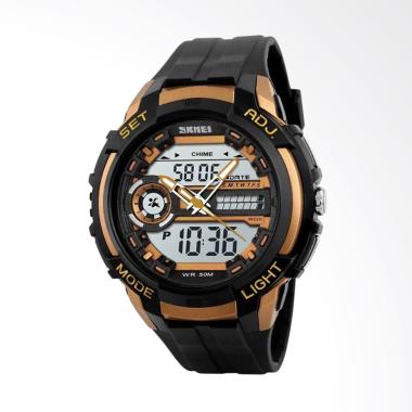 Skmei Digital Analog Jam Tangan Pria - Gold [1202]