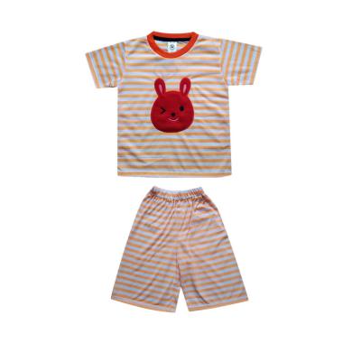 MacBear Bunny Wink Stripes Setelan Baju Anak