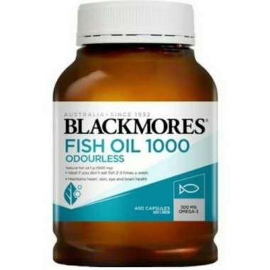 Blackmores Fish Oil Odourless Minyak Ikan Suplemen