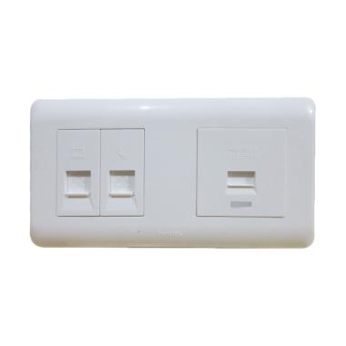 PHILIPS AgileStyle Saklar Listrik Putih