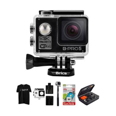Brica B-PRO 5 Alpha Edition AE1 4K ... rrisom Action Cam - Hitam