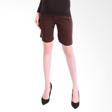 Eve Maternity LCD040B Pendek Celana Ibu Hamil - Brown