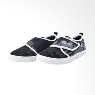 Ardiles Kids Whip Shoot Sneakers Shoes Anak Laki-laki - Hitam Putih