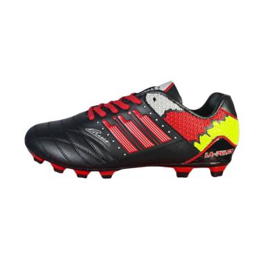 Sevenray Lapulga Jr Sepatu Sepak Bola Anak - Hitam Merah