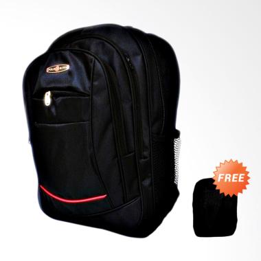 Polo Alfito Tas Ransel Pria - Black [T46]