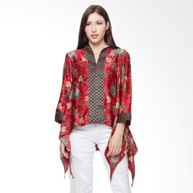 Anakara Handkerchief Top Hanara Batik Wanita - Red
