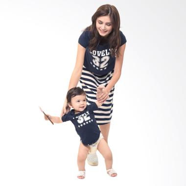 Mooimom 2 Piece Number 32 Maternity ... il Menyusui Couple - Navy