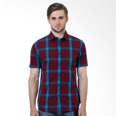 Manzone Amarillo Slim fit Shirt Atasan Pria - Red