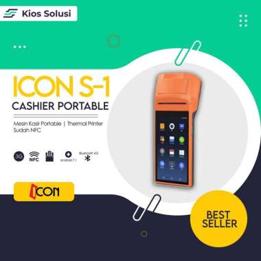 harga Mesin Kasir Portable ICON S1 | Android | With Thermal Printer | NFC Blibli.com