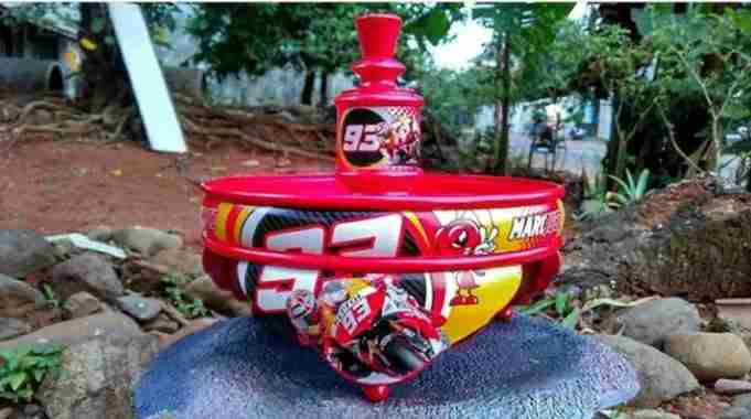 tebok lovebird motif gambar