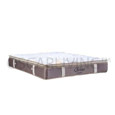 Hommy Clivora Pillowtop Kasur Spring Bed Tebal 30 Cm [Mattress Only/Khusus Jabodetabek KOTA] 120 x 2