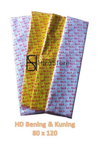 Kantong Plastik HD bening Jumbo Besar kuning