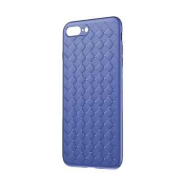 Baseus BV Weaving Back Cover Casing ... s or iPhone 8 Plus - Blue