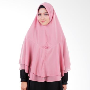 Atteena Hijab Khimar Yusnie Jilbab Instant - Softpink