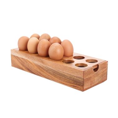 Cooks Habit Wooden Egg Box Station - Rak Telur
