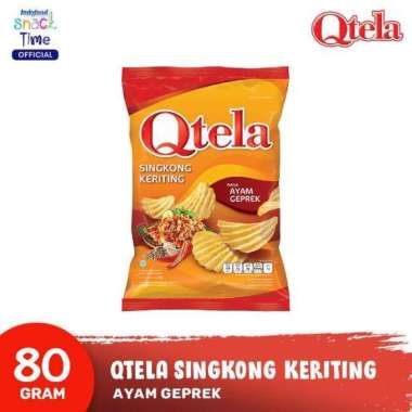 Promo Harga Qtela Singkong Keriting Ayam Geprek 80 gr - Blibli