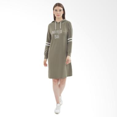Boontie Netflix Bae Dress - Green