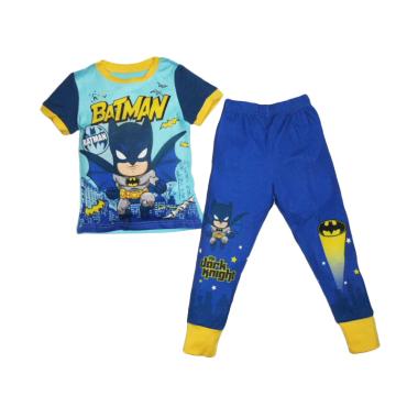 VERINA BABY Pajamas Motif Batman Baju Tidur - Anak Blue
