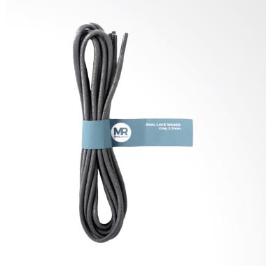 Mr Shoelaces Lilin Oval Tali Sepatu Grey 3 5 mm 100 cm .