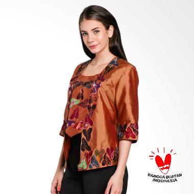 Lombang Batik Bordir Daun Talas Kebaya Wanita