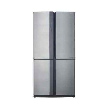 SHARP SJIF90PBSL Kulkas 4 Pintu - Silver [Khusus medan]