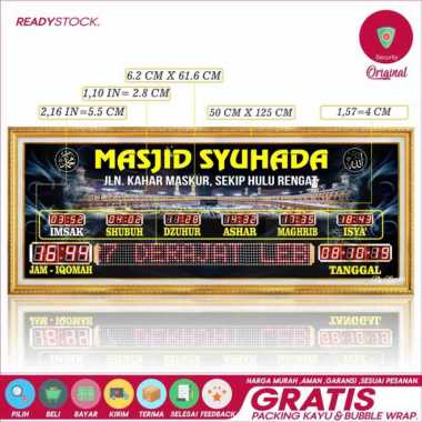 jadwal jam sholat digital running text