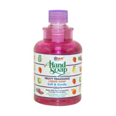 Yuri Hand Soap Grape Botol Refill [410 mL]