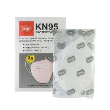 Masker Sensi KN95 Protective Mask 5-Ply White 1 Pcs
