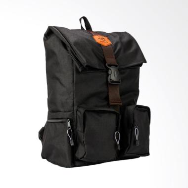 Arcio Kimmy Backpack Laptop Punggung Tas Ransel Pria - Black