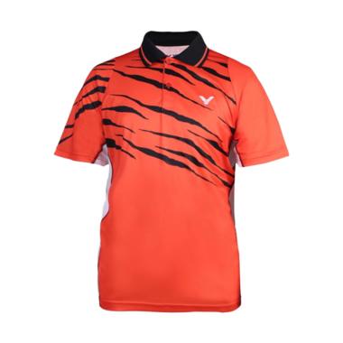 Victor Polo Shirt Kaos Olahraga Pria - Orange [S-5513 O]