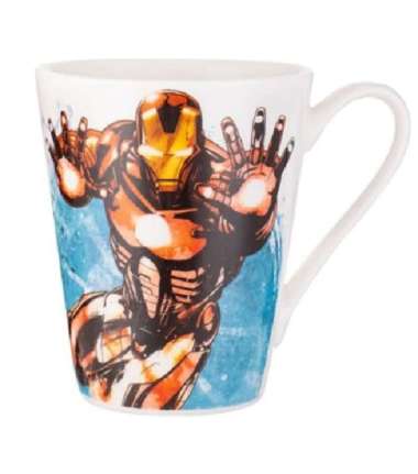 MINISO Mug Ceramic MARVEL putih motif