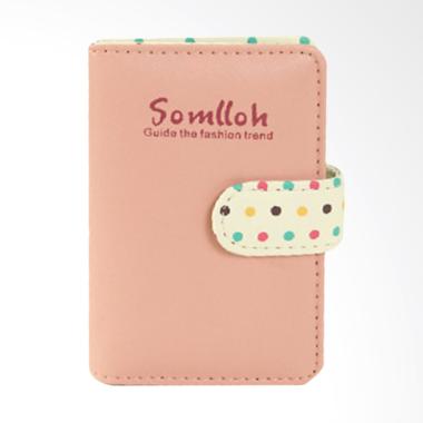 Homestuff Korean Wallet Card Dompet Kartu - Pink