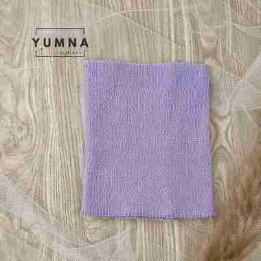 BANDANA RAJUT INNER ZIGZAG, INNER KNIT Lavender