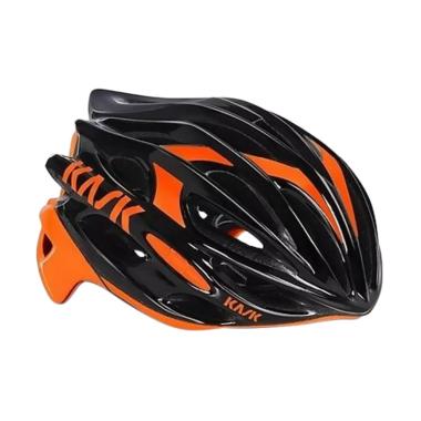 Kask Mojito Road Helmet Helm Sepeda - Black Orange Kask Mojito Road Helmet Helm Sepeda - Black Orange