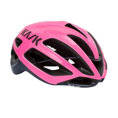 Kask Protone Helmet Helm Sepeda - Pink Navy Blue