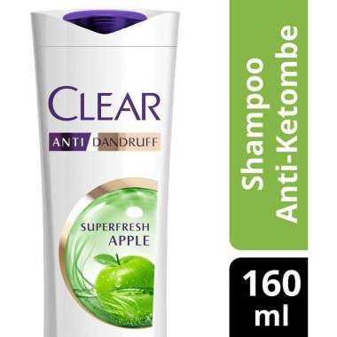 Promo Harga Clear Shampoo Super Fresh Apple 160 ml - Blibli
