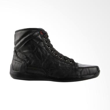 Gino Mariani Elario 2 Exclusive Cow Leather Casual Men's Shoes - Black