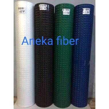 Fiber pagar 3D Dimensi ( harga 1 meter) hitam