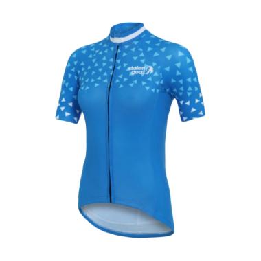 Stolen Goat Bodyline Omni Flow Short Sleeve Jersey Pakaian Sepeda Wanita - Blue