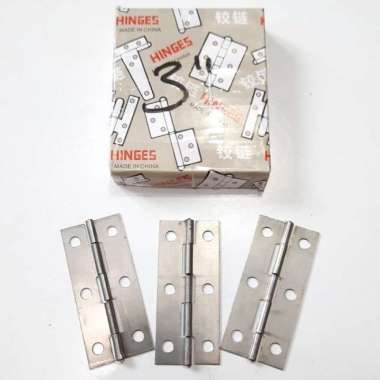 Engsel Tipis RRT 3inci isi 12Pasang - Engsel Kupu-kupu (D4146)